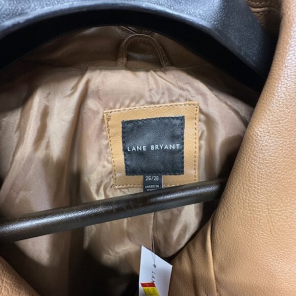 Lane Bryant Leather Jacket NWT Woman's Size 26-28 - Picture 7 of 11